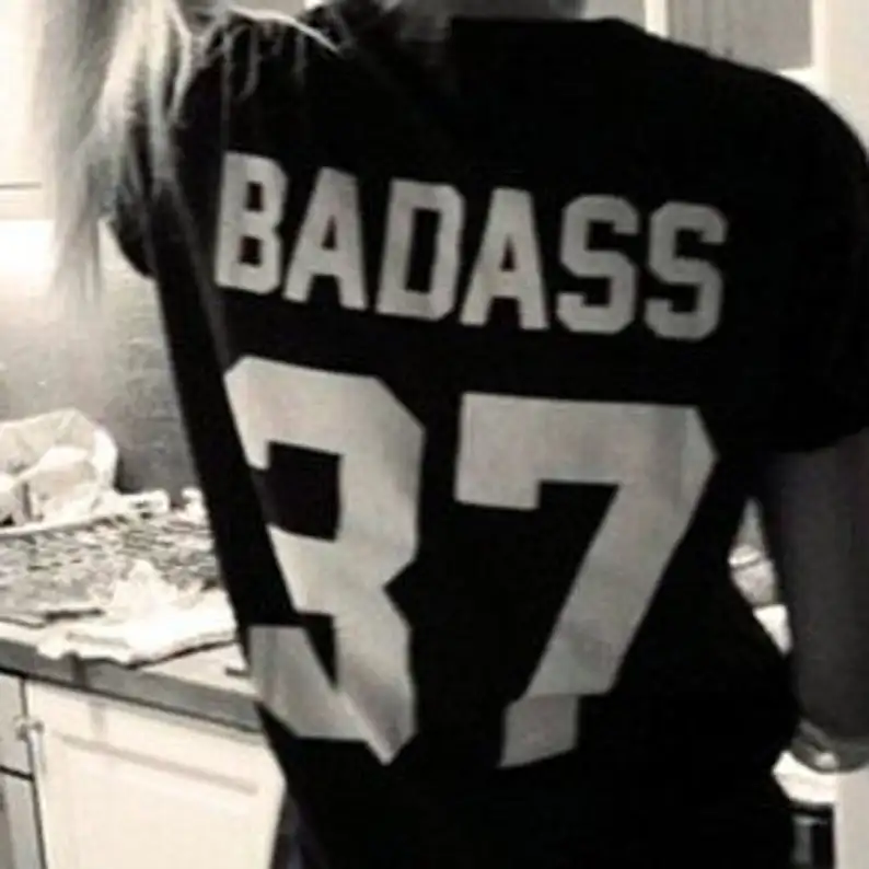 Skuggnas New Arrival Badass 37 T-shirt Tumblr Clothing Gift Gift For Friends Tumblr Aesthetic Clothing BFF Gift Graphic Tee