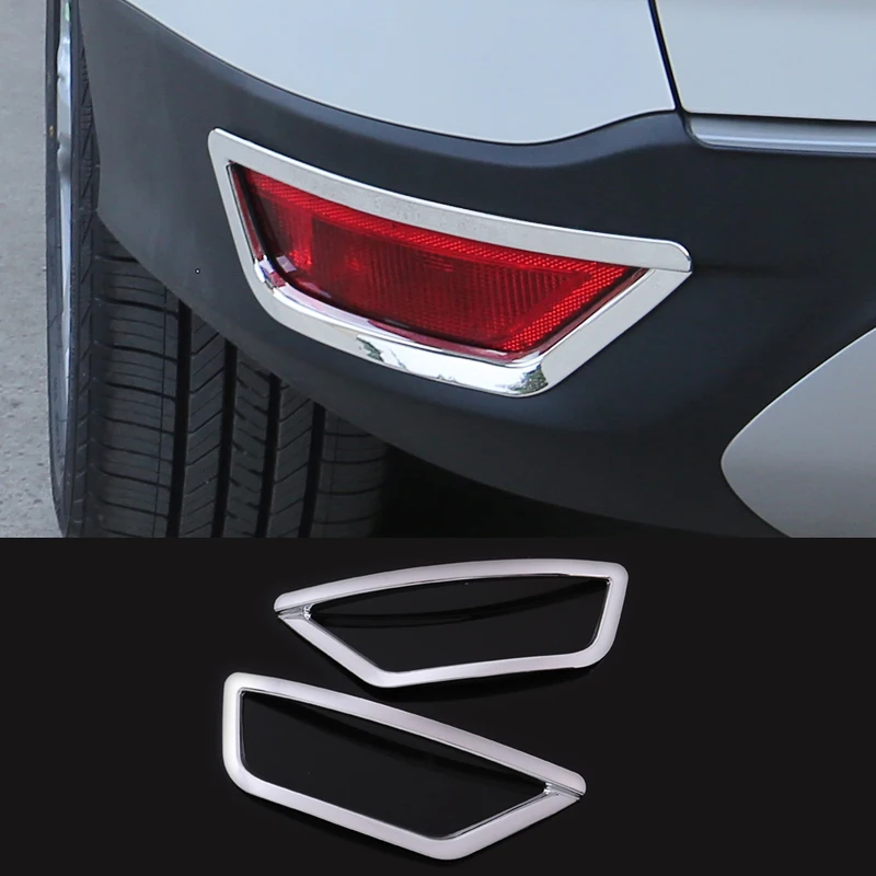 

For Ford Kuga Escape 2013-2017 ABS Chrome Car Rear Fog Light Cover Stickers External Decoration Auto Accessories Car-styling