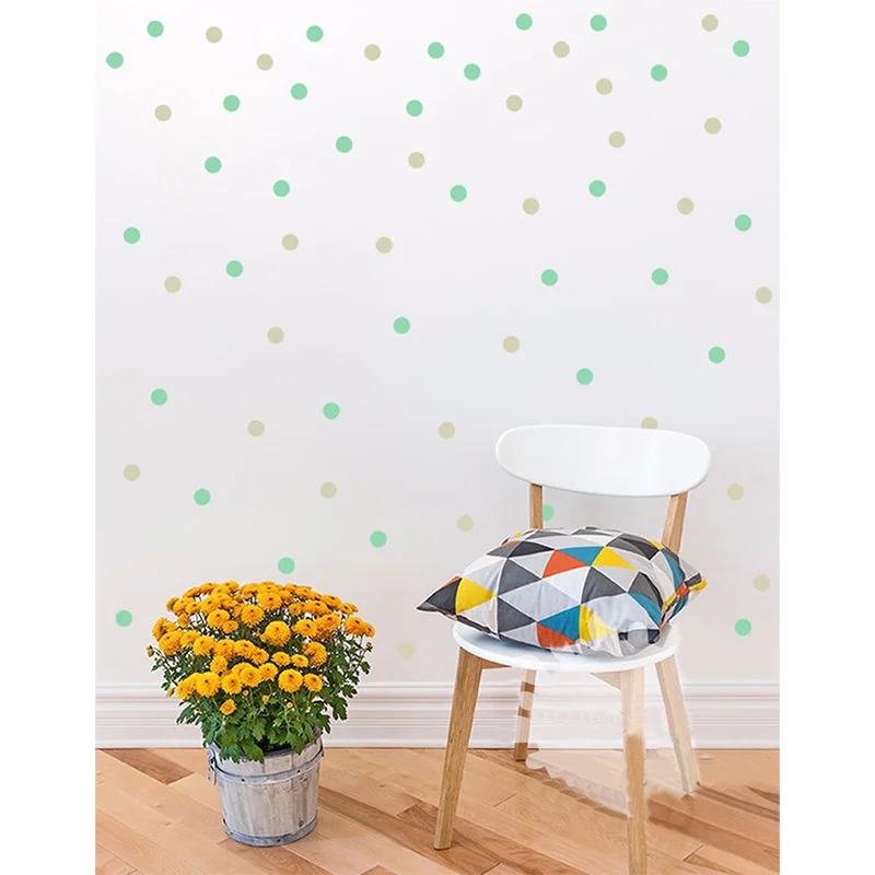 Polka dots Wall Decal DIY 2Color 140 Polka Dot Small Polka Dots Decal Kids wall decoration boys room baby room 1 inch dots