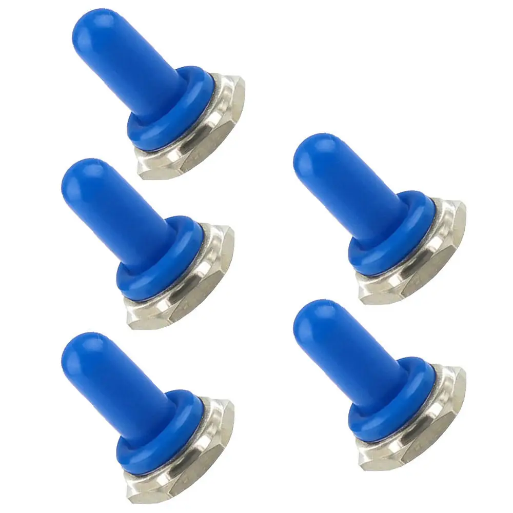 EE support 5Pcs/lot 12mm Rubber Rocker Toggle Switch Waterproof Knob Hat High quality Boot Cover Cap Black/Red/Green/Blue/Yellow