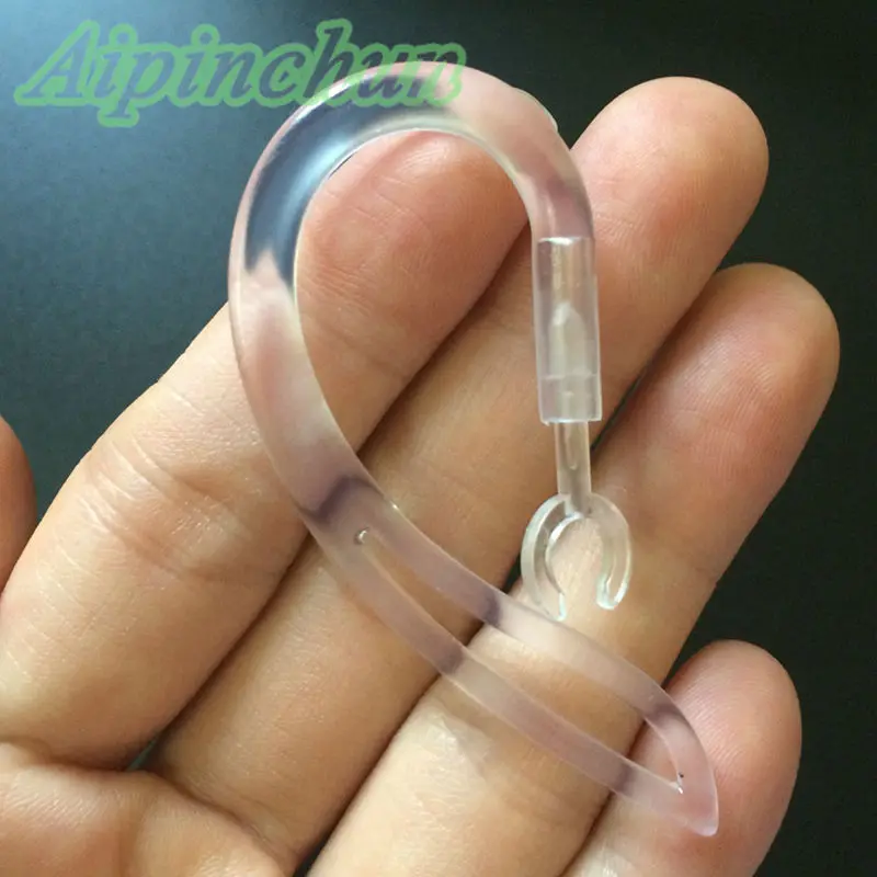 Aipinchun-シリコンイヤーフック,1ピース,9mm,伸縮フック,ヘッドセット用,Bluetooth互換