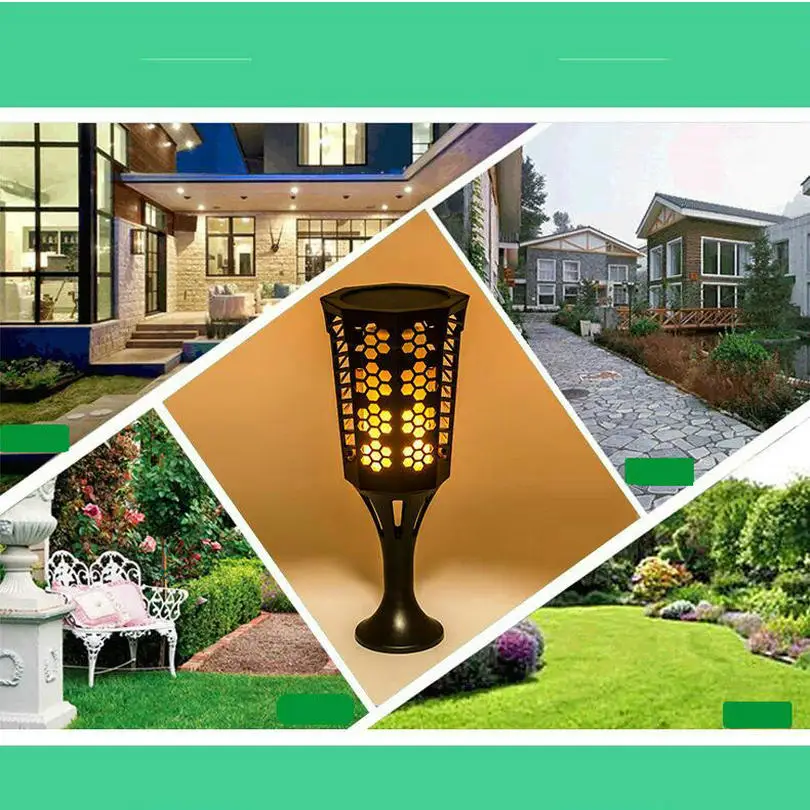 HQ OL2 Table/Wall/Pin/Stand Lamp 4Models Waterproof Outdoor Garden Solar LED Lamp Light Lown Torch Light Lamp Home Decoration