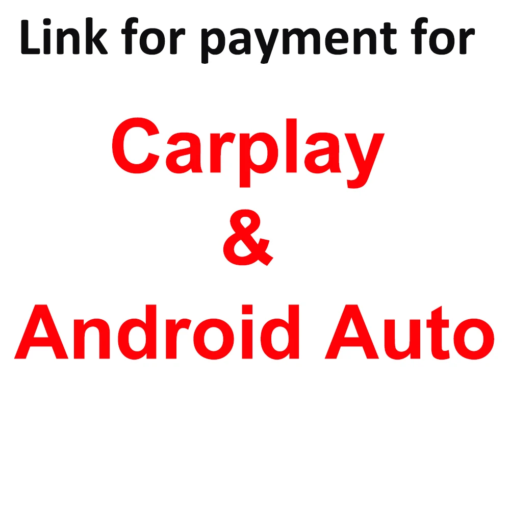 

Link for payment for built-in carplay & android auto function