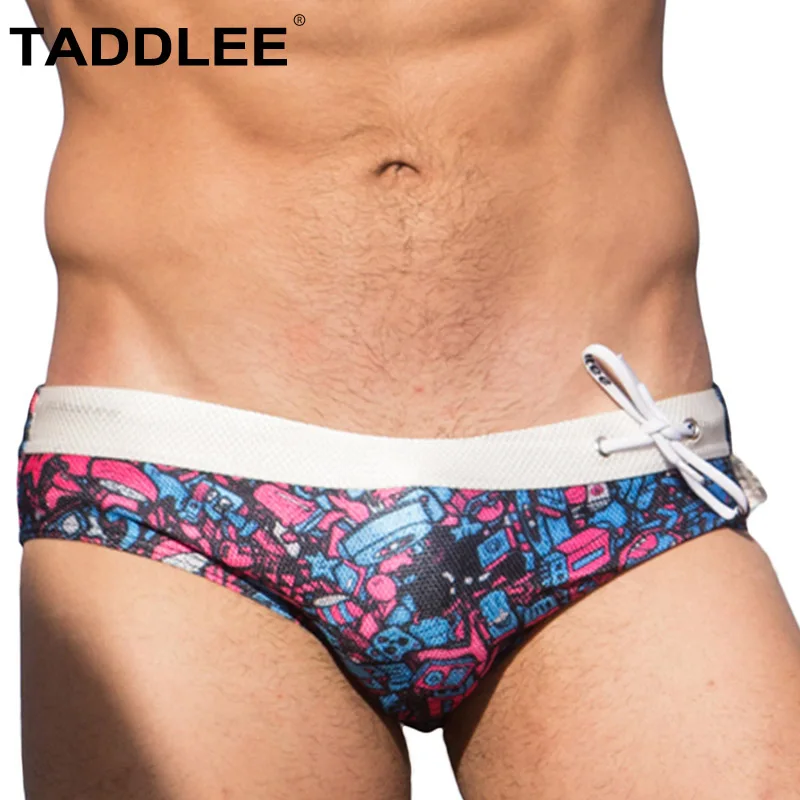 

Taddlee Brand Sexy Men's Swimwear Swimsuits Swim Boxer Briefs Bikini Gay Penis Pouch WJ Pad Enhance Surf Board Trunks Shorts New