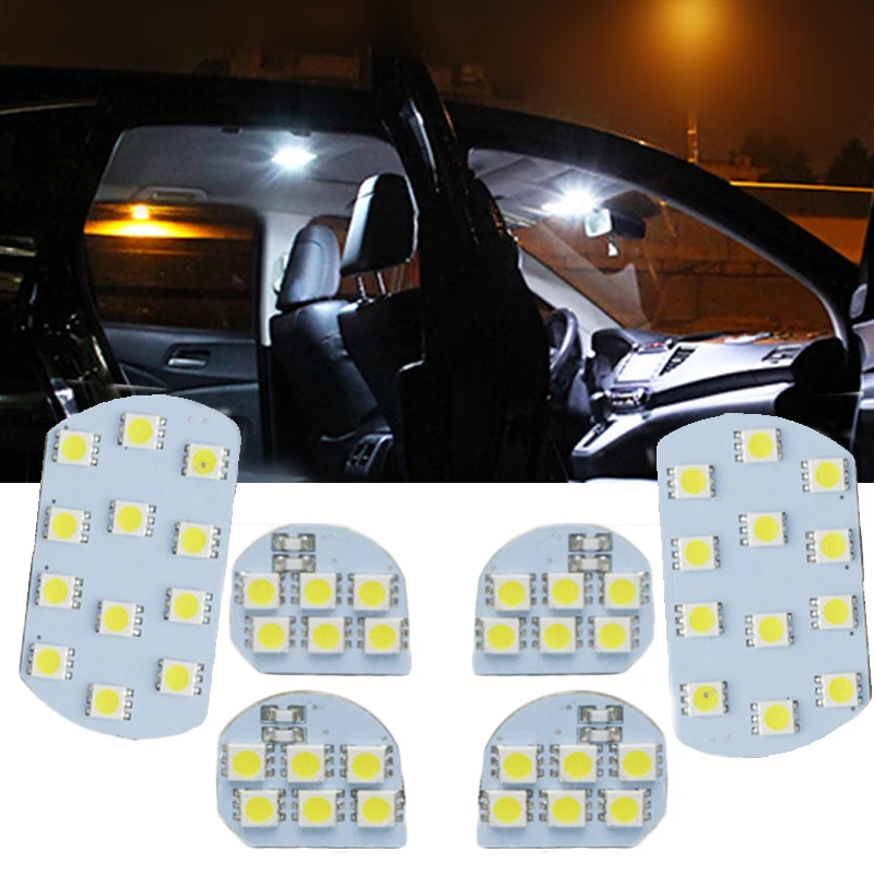 

6pcs For PEUGEOT 206 308 3008 408 508 for CITROEN C5 Bright Led Interior Reading Light Lamp Interior Light car styling