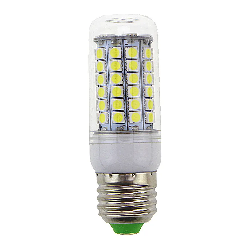 Free shipping  Lampada 10pcs E27 69 epistar LED 5050SMD  White/warm white Light Bulb Lamp 220V 12W solar lights for living home