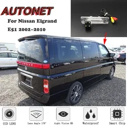 AUTONET HD Night Vision Backup Rear View camera For Nissan Elgrand E51 2002~2010 CCD/license plate Camera or Bracket