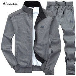 DIMUSI Männer Sets Mode Herbst Frühling Sport Anzug Sweatshirt + Jogginghose Herren Kleidung 2-teilige Sets Schlanke Trainingsanzug Hoodies