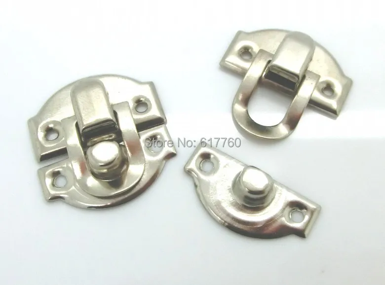 

Free Shipping-50 Sets Jewelry Wooden Case Boxes Making Lock Latch Hardware Silver Tone 28mm x 27mm 27mm x 13mm J1811