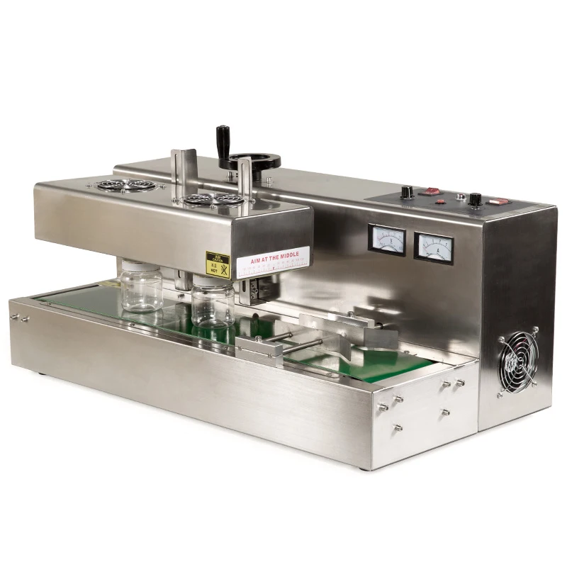 المستمر الكهرومغناطيسية التعريفي ختم آلة التلقائي التعريفي السدادة ماكينة ختم الزجاجات