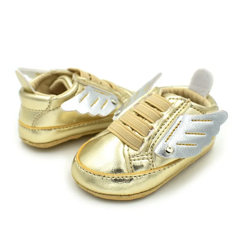 COOTELILI First Walkers PU Leather Baby Girl Shoes Moccasins Shoes  Wing Fringe Soft Soled Non-slip Footwear Crib Shoes