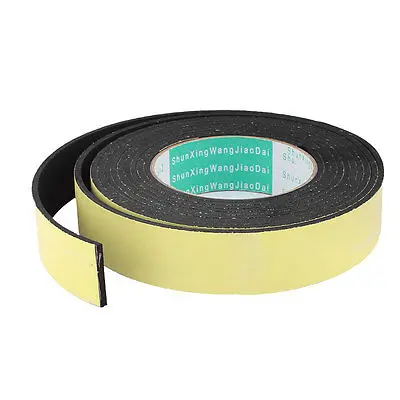 10M 30mm x 3mm Single Side Adhesive Foam Sealing Tape for Door Window