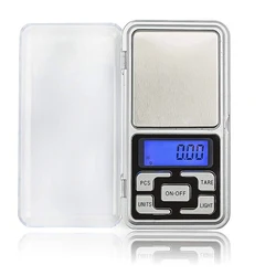 Mini Electronic Digital Scale,Jewelry Gram Weight Scale,200g/500g x 0.01g Pocket Scales For Kitchen Accessories LCD Display Tool