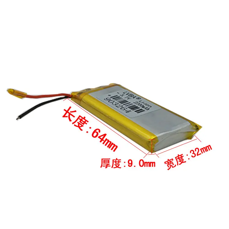 Pin lithium Polymer 3.7 v 2200 mah 903264 kỹ thuật số được xây dựng trong tay ấm hơn điện thoại di động pin