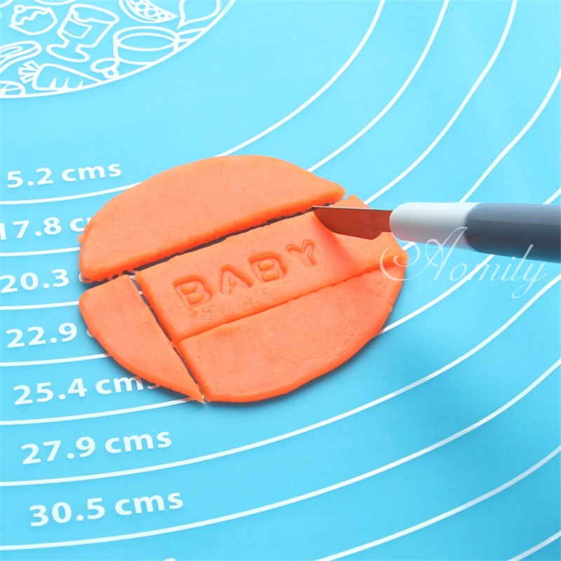 Aomily 3pcs/Set Plastic Cake Decorating Pens Flower Clay Modelling Tools Kitchen Cake Pastry DIY Carving Tools Kit Bakeware Set