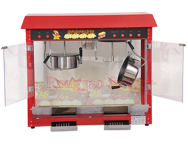 آلة صنع الفشار الفاخرة ذات الوعاء المزدوج Et-Pop6A-2