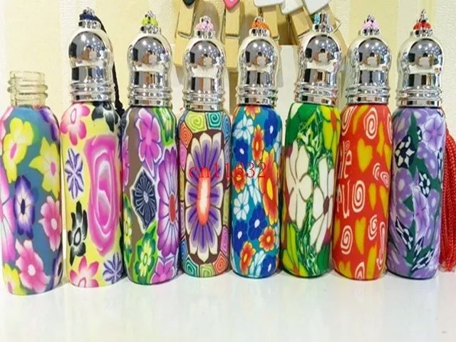 

200pcs/lot Free Shipping 10ML Empty Perfume Refillable Bottles Glass Roll On Roller Ball Polymer Clay Bottle R10