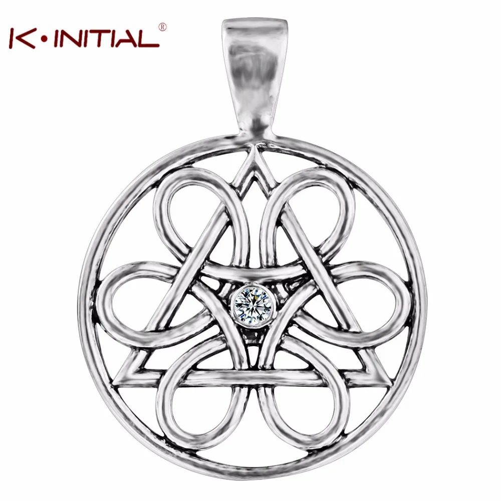 

Kinitial 5pcs Symbol Slavic Pendant Wheel of Life Necklace Jewelry Charms For Women Girls Vintage Best Friends Pendant