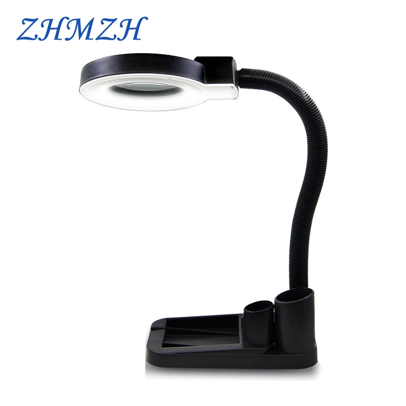 40 LEDs Beads Desk Lamp Of the lighting Magnifying Glass 110V 220V Universal Dazor Light Ring Light Electronic Maintenance Lamp