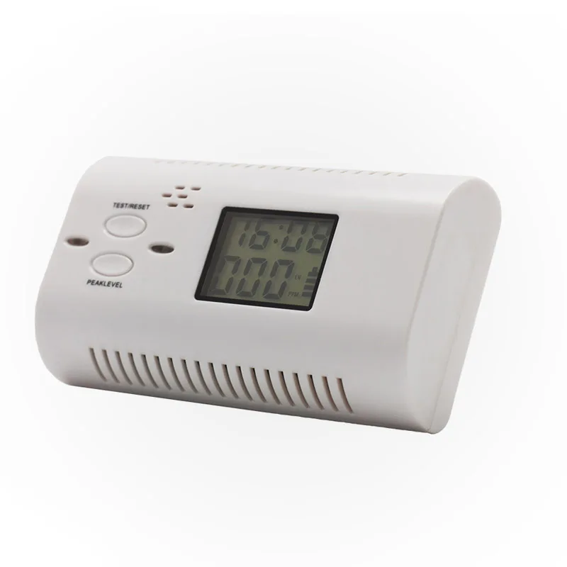 CO Gas Sensor Detector Work alone Built-in 85dB siren sound Independent Carbon Monoxide Poisoning Warning Alarm Detector LCD