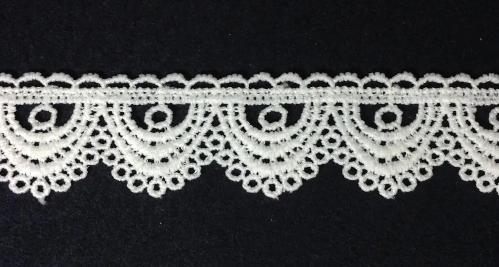 

2.8cm milk fibre embroidery lace trim,high quality Eco-friendly soft touch flower lace trimming,XERY-XM050525