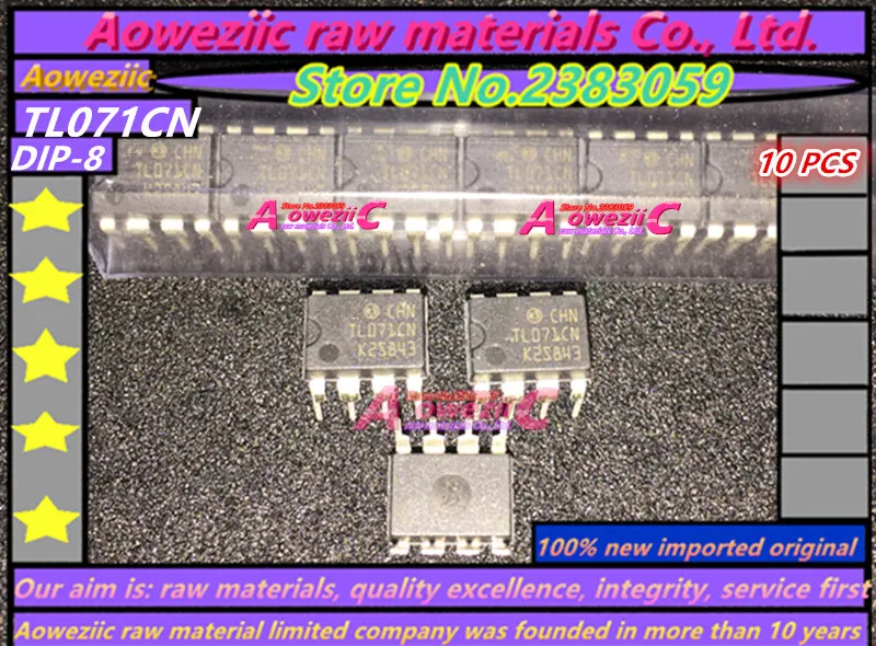 Aoweziic 2021+ 100% new imported original TL061CN TL062CN TL071CN TL072CN TL081CN TL082CN  DIP-8 Operation buffer amplifier chip