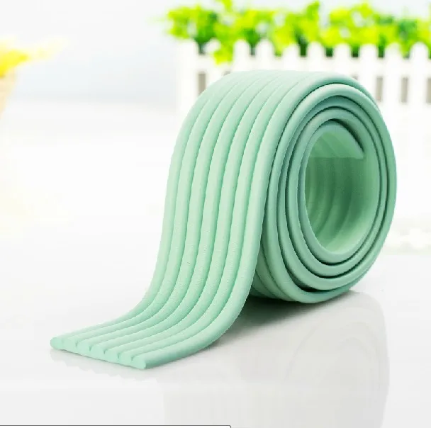 Tira de parachoques para bebé, protector de esquina de seguridad para bebé, borde de mesa, cojín, 2 m/lote