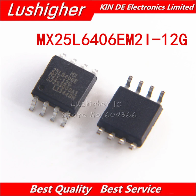 10PCS MX25L6406EM2I-12G SOP8 MX25L6406EM2I-12 SOP MX25L6406EM2I SMD 25L6406E SMD New Original IC