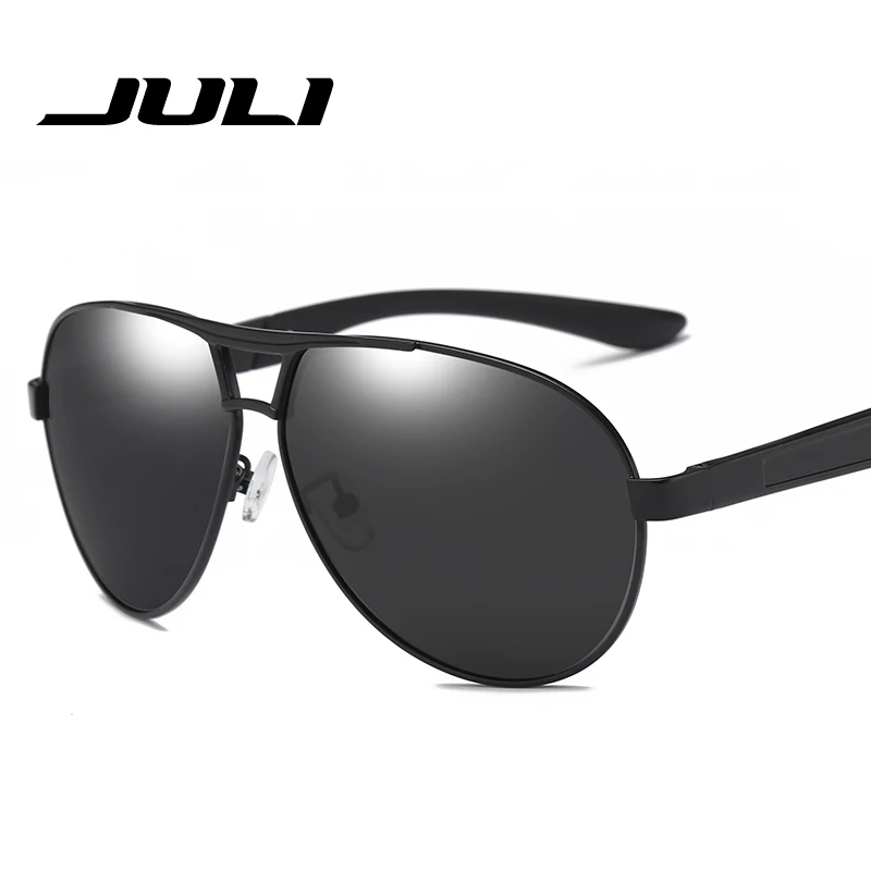 

JULI Men Aluminum Polarized Sunglasses Men Classic Brand Sunglasses Police Eyewear Coating Mirror Sun Glasses Driving Oculos