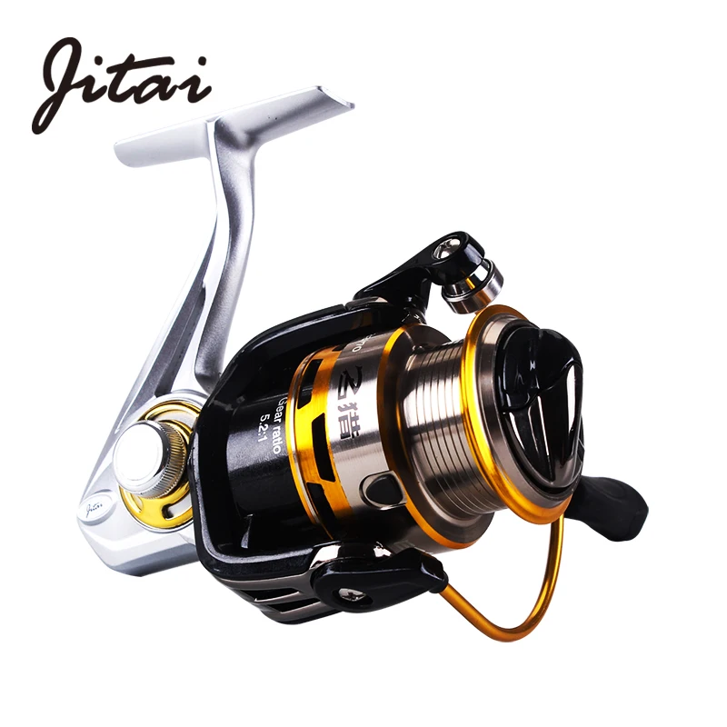 JITAI 11+1BBs Spinning Fishing Reel  CNC Machined Alulinum Alloy Cup Fresh Saltwater Spool Coil Carp Lure Carretilha de pesca