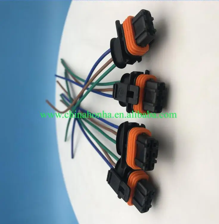 

Free shipping 10/20/50/100 pcs/lots 3 pin waterproof connector housing 1928403110 3.5 series auto electrical plug 1928404074