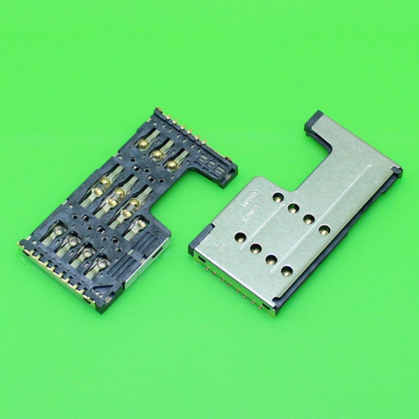 1 Piece Cell phone sim card reader holder slot socket connector for Lenovo A355E A390T A889 A880 A708T for ZTE Q101T,KA-206