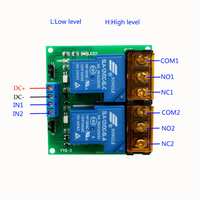 High power relay module / two / bidirectional / optocoupler isolation relay module 5/12/24V 30A