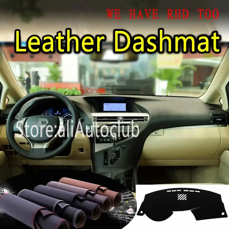 For Lexus RX270 RX350 RX450 2009 2010 2011 2012 2015 Leather Dashmat Dashboard Cover Dash Mat SunShade Carpet Custom Car Styling