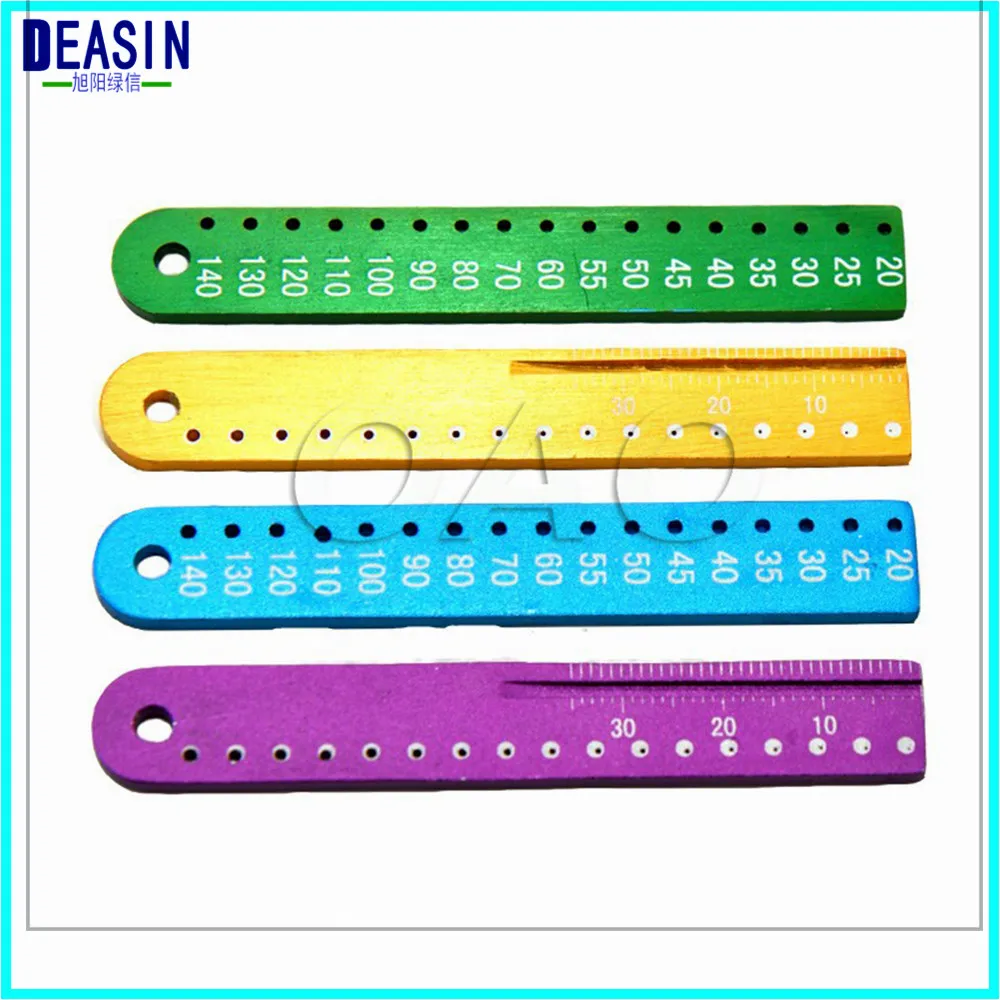 Good Quality  Deasin Dental New Endodontic Span Measure Scale Gutta Percha Point Ruler