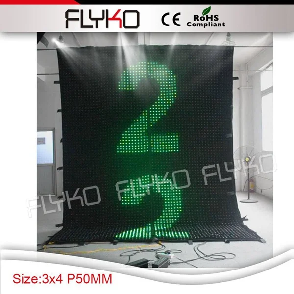 p5 4x3m indoor led video wall display led display