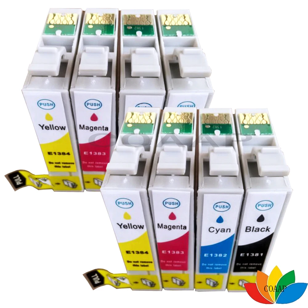 8 INK 138 T1381-T1384 compatible ink cartridge for EPSON Stylus NX125 NX230 NX420 NX430 NX635 TX320F TX325F TX420W printer