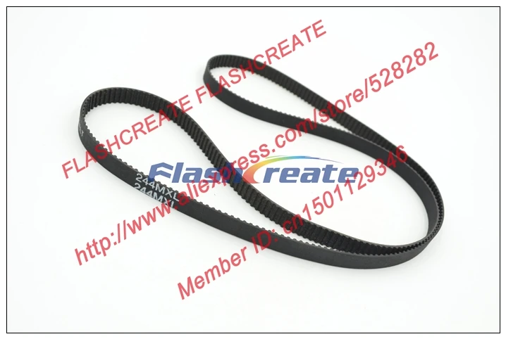 

10pcs B305 MXL Timing Belt Teeth 305 Width 6.35mm Length 619.76mm B305MXL Rubber Closed-Loop Synchronous Belt Fit MXL Pulley