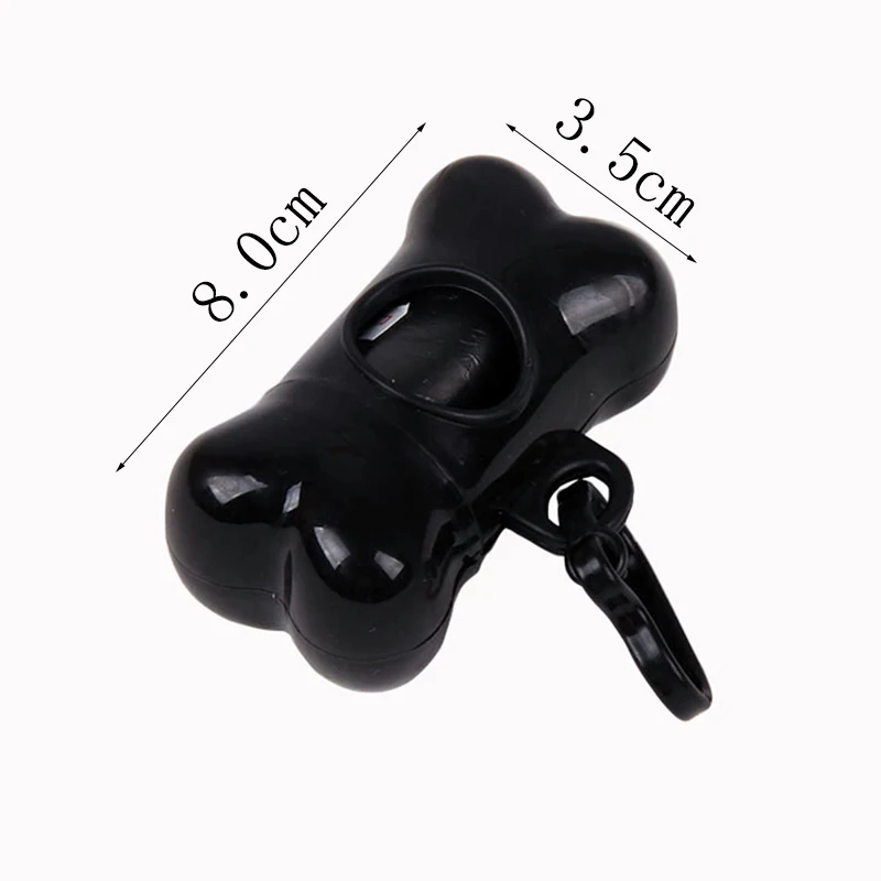 7 Color Dispenser Bone Shape Pet Waste Bag Holder Accessories for Animals Wholesale Dog Cat Garbage Bag Poop Bags Pets Supplies