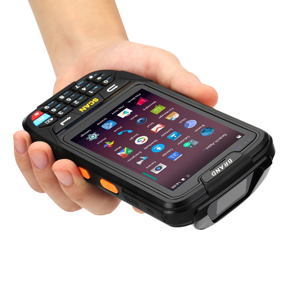 Coletor de Dados sem Fio Portátil do Leitor de Código de Barras Android Pda para o Inventário do Armazém 1d 2d qr 4g Lte