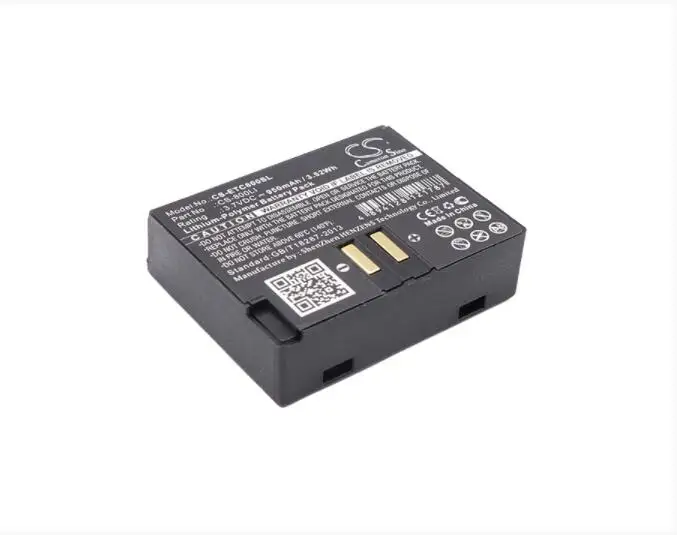 Cameron Sino 950mAh battery for EARTEC ComStar Wireless Headsets CS-800LI