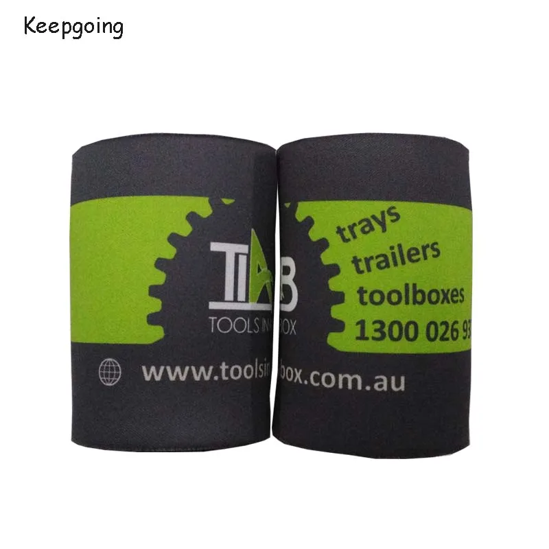 

200pcs,Custom Your Logo Neoprene Stubby Holders Beer Can Cooler Bag Ice Pack Wedding Gift Party Company Celebration Australia