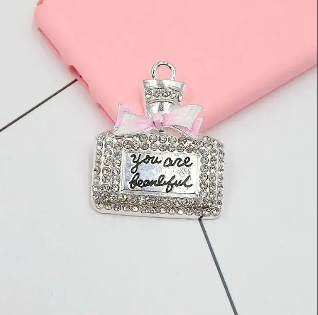 Alloy Rhinestone Perfume bowknot Cell Phone DIY Alloy  Decoration