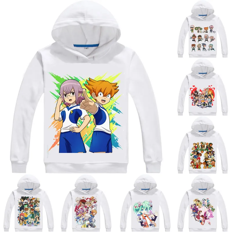 Inazuma Eleven GO 2 Chrono Stone Hoodies Multi-style Hooded Hoodie GO Inazuma Irebun GO Tenma Matsukaze Cosplay Sweatshirts