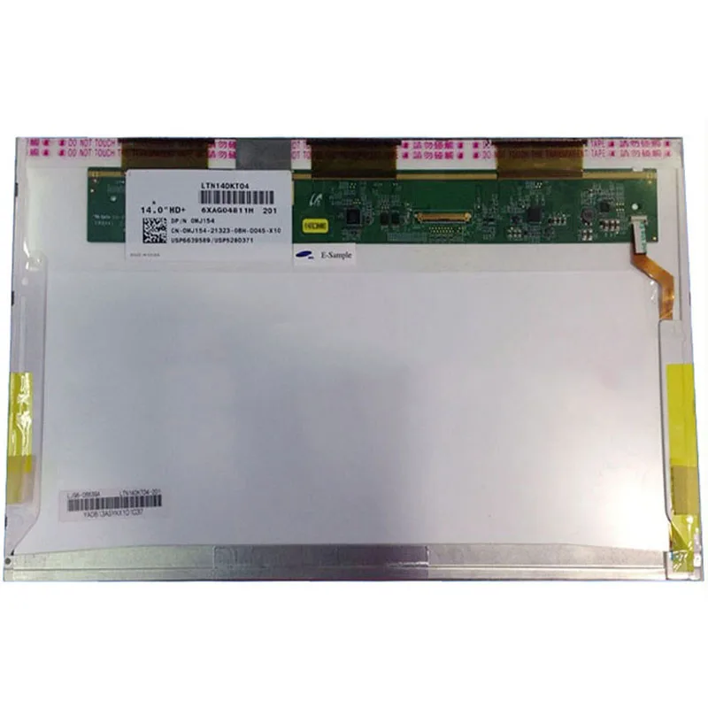 FOR DELL 1458 E5420 E6420 LTN140KT04 B140RW03 V.1 B140RW01 V.0 LP140WD1-TLA1 Laptop Lcd Screen Matrix 1600*900 14''