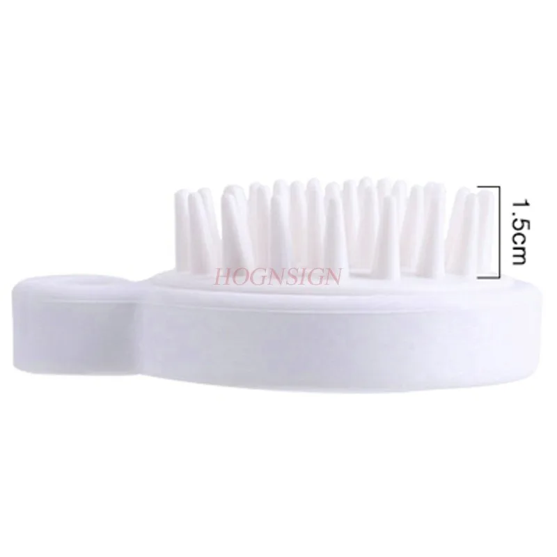 Shaved Head Comb Hair Combs Round Adult Anti Itch Massage Hairs Care Silicone Shampoo Brush Household Bath Manual Massager