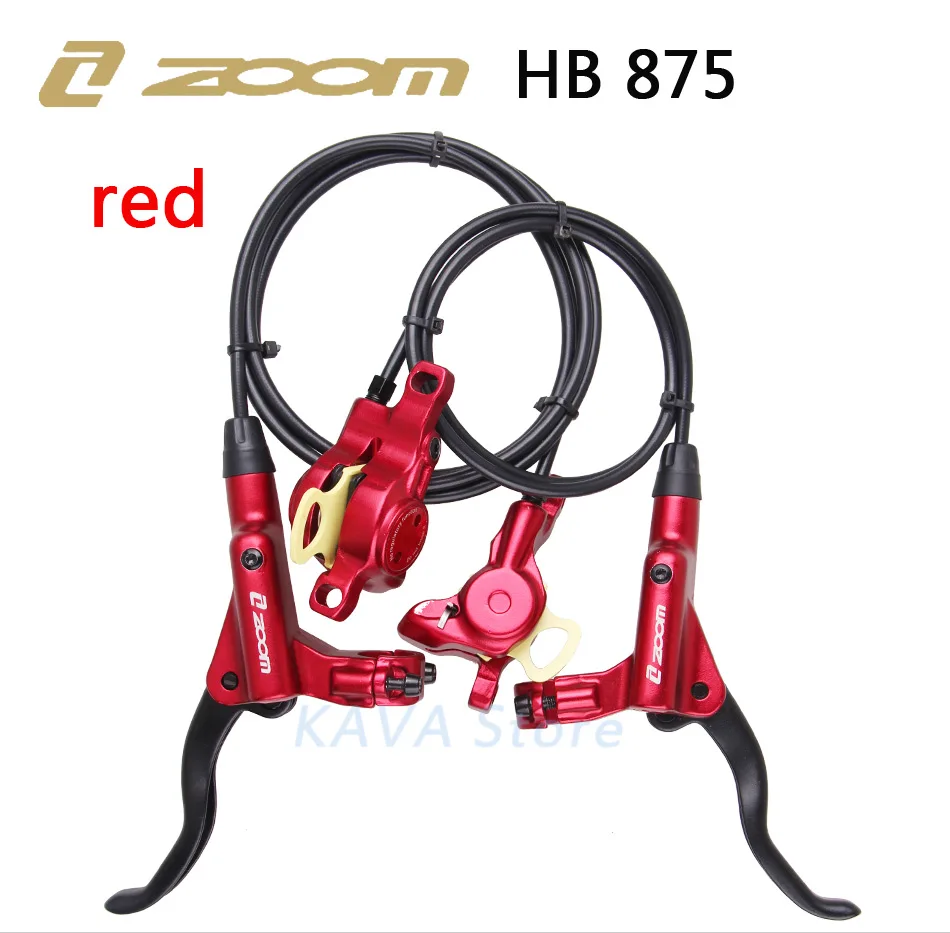 ZOOM HB 875 Hydraulischer Bremshebel Vorne 800 / Hinten 1400 mm für Mountainbike MTB Fahrrad Scheibenbremse Klemmbremse Bremsbeläge Bestseller 2019 – Detail 2