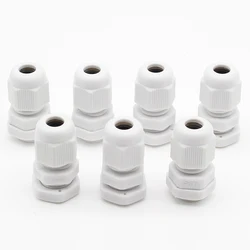 10pcs High Quality IP68 PG7 3-6.5MM Waterproof Nylon Cable Gland No Waterproof Gasket Plastic Cable Gland