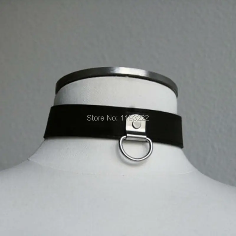 Pinup Women 3 style Punk Rock Gothic Handmade Leather Harajuku Double Layer Choker Collar Necklace