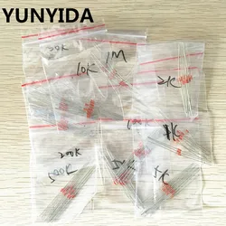 100pcs=10value*10pcs NTC Thermistor Resistor Kit  NTC-MF58 1K 2K 5K 10K 20K 50K 100K 200K 500K 1M  +/-5% 3950B